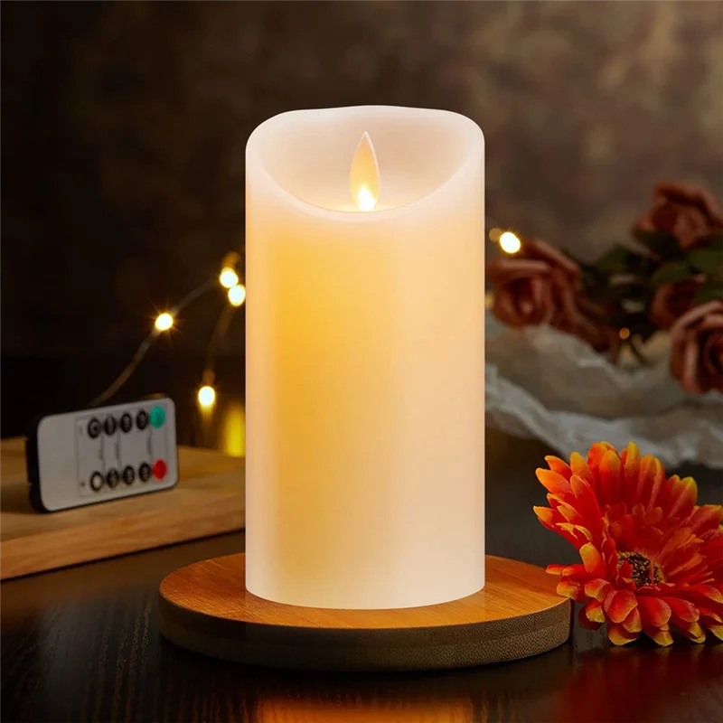 Velas Votivas Sin Llama Con Control Remoto, 3pack Parpadeante De Pilas LED Telas De Luz De Té, Vela Falsa Realista Para Boda, | ES