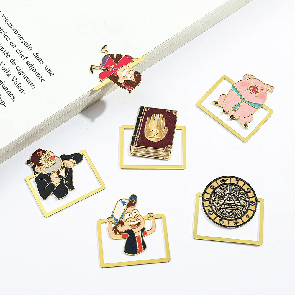 Gravity Falls Metal Bookmark Reading Office Marking Gift