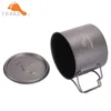 Toaks Titanium Pot 550ml 650ml Ultralight Portable Camping Picnic Pot Cookware 5