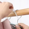 1/30pcs Anti-drop Clothes Rack Windproof Clothes Buckle Falling Strip Buckle Clothes Hanger Clip Household Windproof Hanger Hook 3
