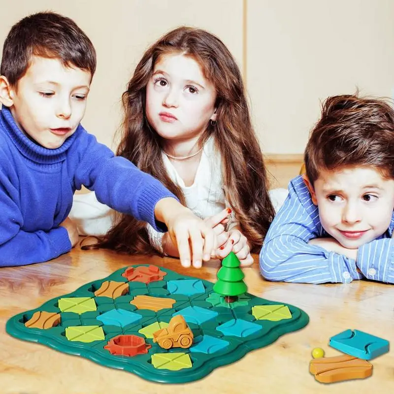 Montessori Brinquedos Educativos para Crianças, Jogos de Tabuleiro, Estrada  Lógica Inteligente, Puzzle de Construção, Jogo de Lógica - AliExpress
