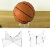 Acrylic Ball Holder Basketball Display Stand Football Volleyball Soccer Display Stand Triangle Rack Sports Ball Storage Bracket 1