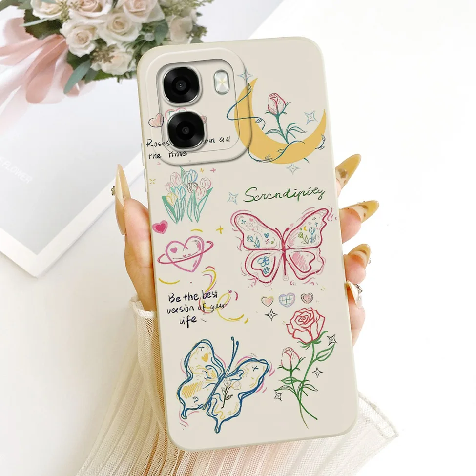 Cute Kawaii Luxury Fashion Flower Silicone Phone Case Cover