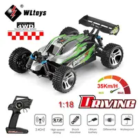WLtoys WL A959 A959-A V2 1/18 4WD 2.4GHz Remote Control Drift RC Racing Car 35KM/H High Speed Off Road Vehicle Adults Kids Toys 1