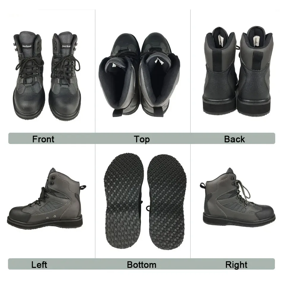 Fly Fishing Waders Waterproof with Felt or Rubber Fishing Boots Men Women Fly Suit Reef Rock Hunting Shoes
