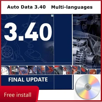 2024 Auto Repair Software Auto data 3.40 Spanish Multi-languages Automotive Car Repair Tool Software support more Europe model 1