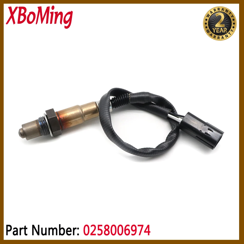 

Автомобильный 4-проводной передний датчик коэффициента воздуха и топлива Lambda O2 кислородный датчик 0258006974 подходит для Great Wall Haval M4