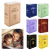Bible Pillow Book Plush That Opens Holy Bible Pillow Plush for Kids Adults Christian Gifts 1