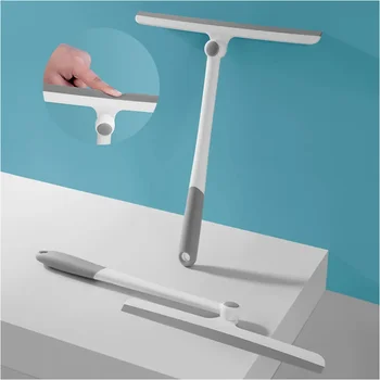 ที่ปาดน้ำฝักบัวแบบหมุนได้ 360 องศา ที่ขูดกระจก ที่ปาดน้ำทำความสะอาด พร้อมที่ยึดซิลิโคน ที่ขูดกระจกห้องน้ำ ทำความสะอาด 1