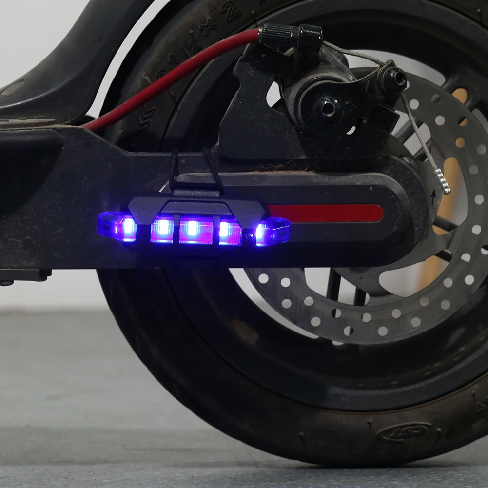 Waterproof LED Scooter Taillight Night Safety Flash Lamp