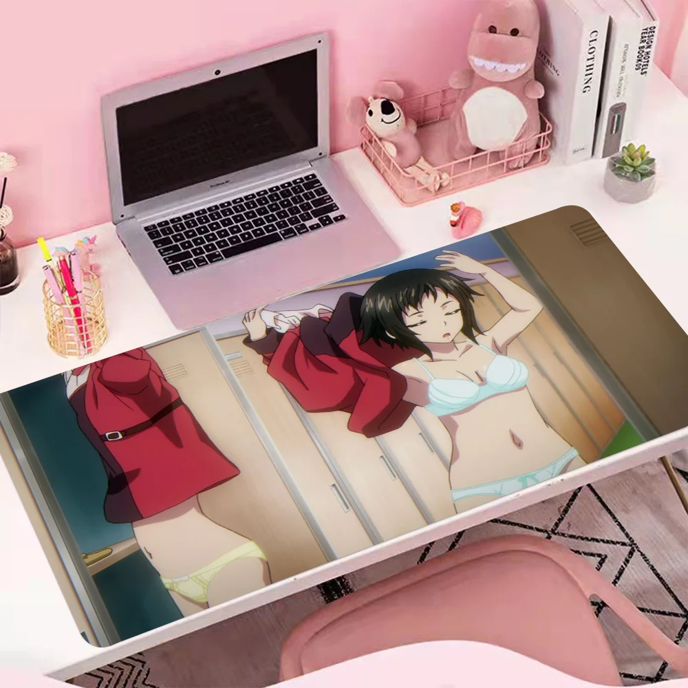 

STRIKE THE BLOOD Mousepad Large Gaming Mouse Pad Mouse Mat Computer Locking Edge MousePad Keyboard Desk Mice Pad