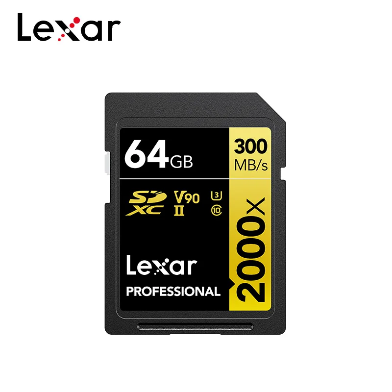 100% Lexar 2000x SD ī 32 Ⱑ Ʈ 64 Ⱑ Ʈ UHS-II 300 ްƮ/ 128 Ⱑ Ʈ Ŭ 10 U3 V90 ޸ ī 3D 4K Ǯ HD  ī޶