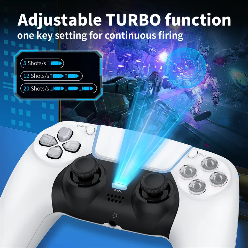 GAMINJA P49  Ʈѷ, RGB LED ,    е, PS4, PS3,  ܼ, PC, ȵ̵ 
