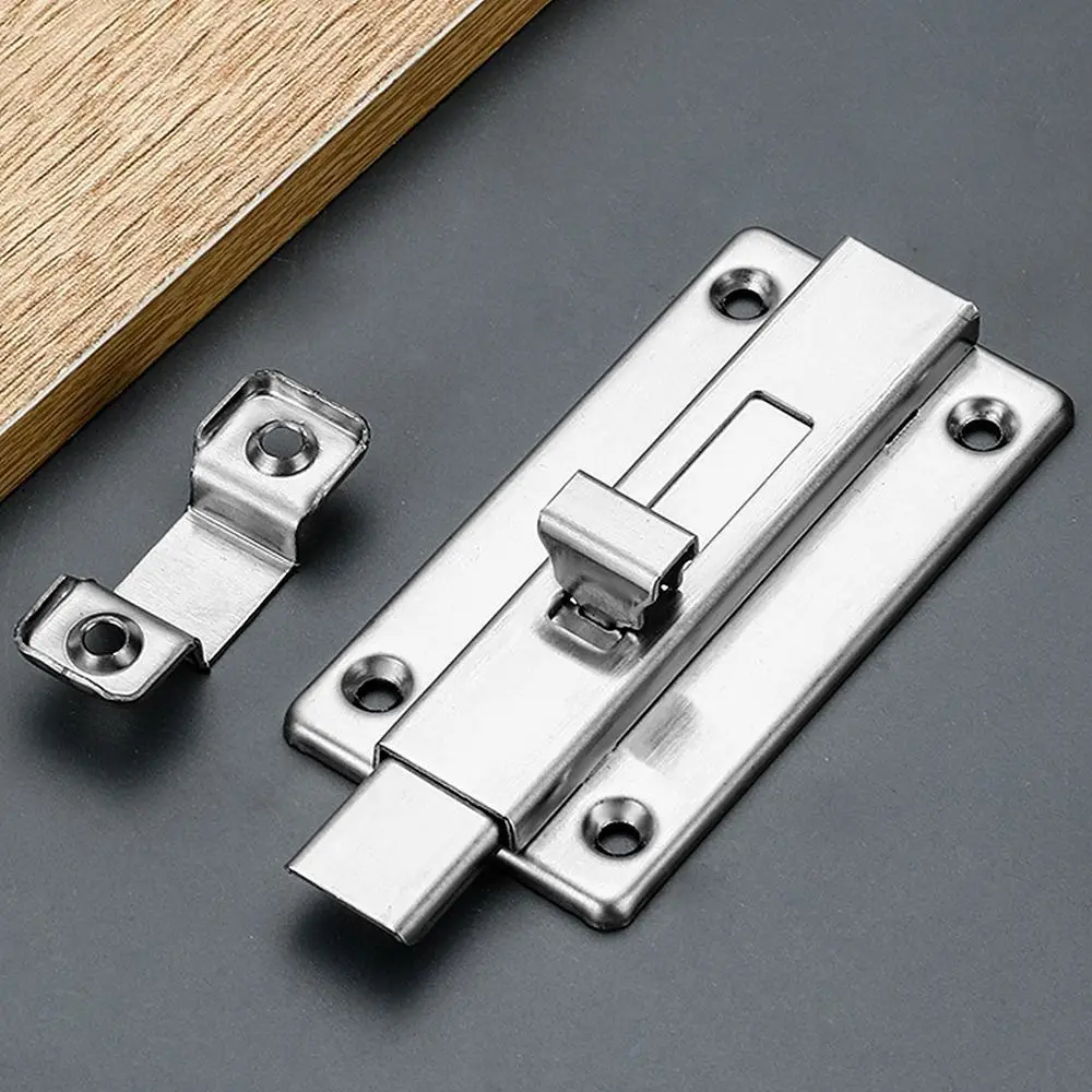 Self-elastic Latch Cabinet Hinges Security Bolt Latch Anti-theft Spring Latches Furniture Supplies door latch