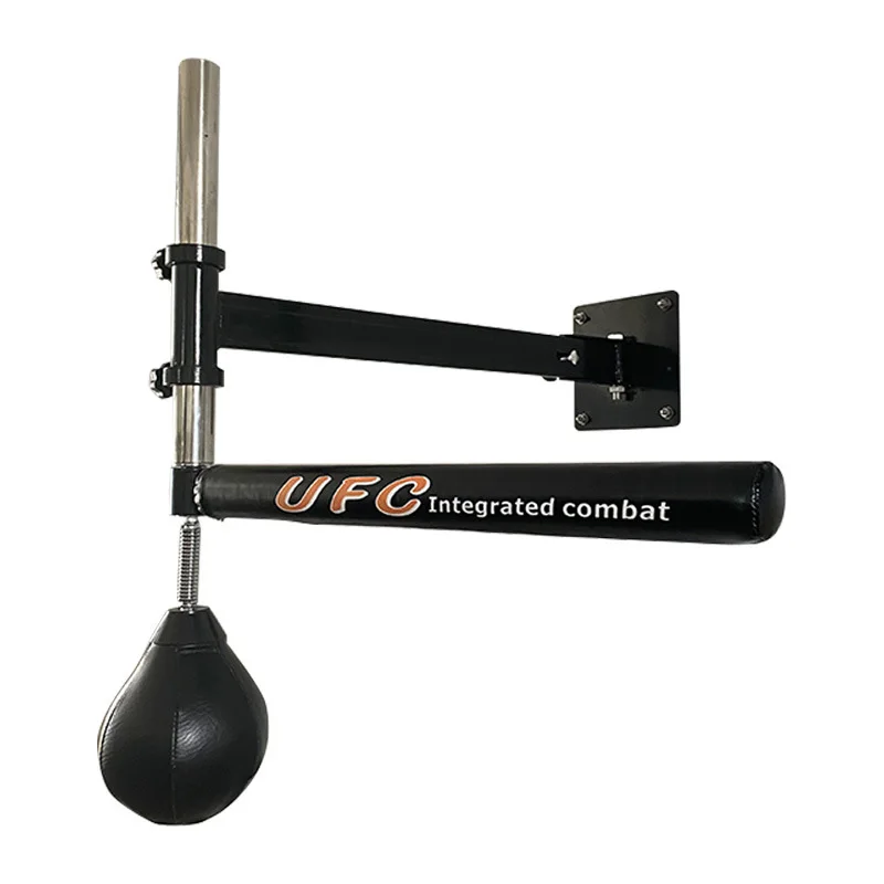 Bag with Reaction Bar, 1 Boxing Spinning Bar with 1 Reflex Bag, Electronic Wall Mounted Boxing Speed Trainer 2 Mode Setting