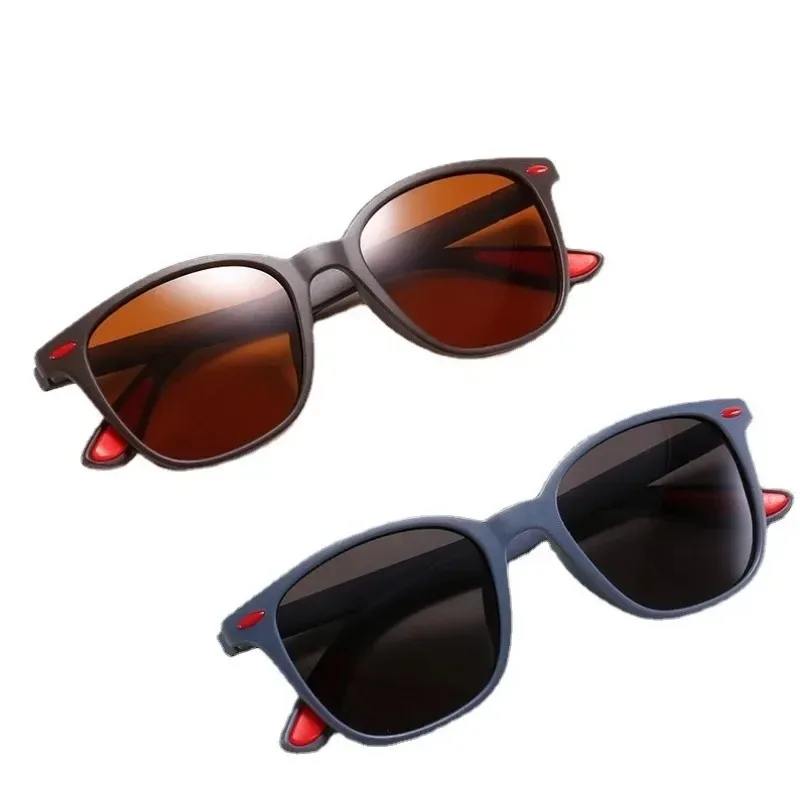 New Fashion Retro Polarized Sunglasses for Women Men Vintage UV Resistant and Sunshade Frame Driving Glasses Traf Zara Femme