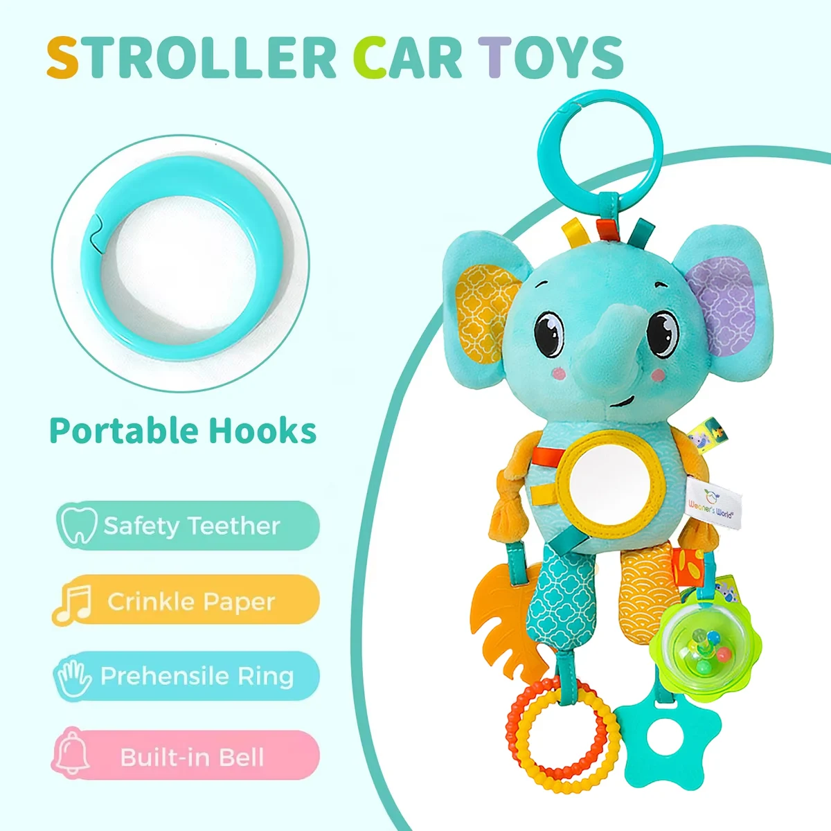 Plush Sensory Crinkle Toy 5