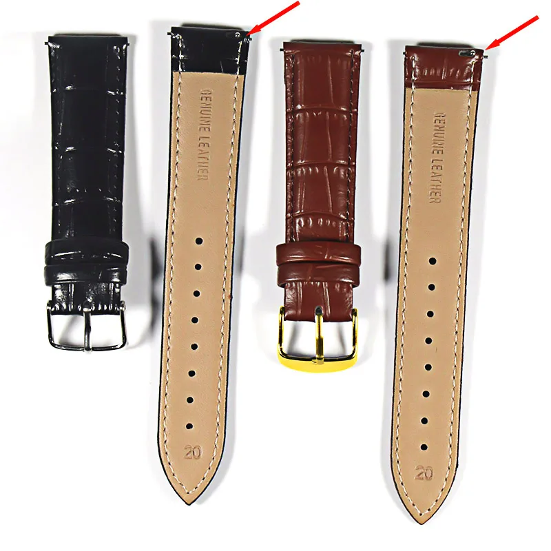 Premium Genuine Leather Quick Release Watch Strap - Multiple Sizes Available