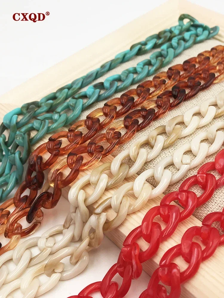 Fashion Necklace Women Wide Acrylic Anti-Slip Eyewear Holder Neck Strap