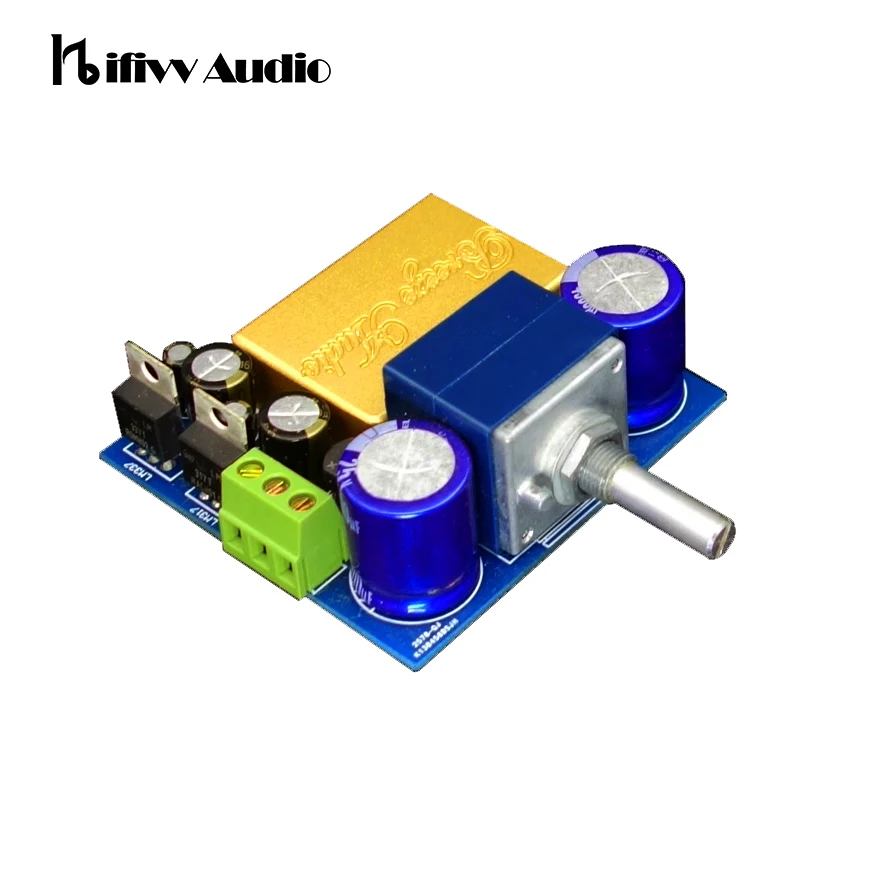 

Hifi Full DC Op-amp Preamplifier Module Mini Stereo Audio Preamp Finished Board for Home Audio Amplifier Diy ALPS with Shielding