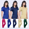 Multicolor Short Sleeve Surgery Uniforms Pharmacy Workwear Nurse Uniform Hospital Doctor Work Tops Pants Medical Scrubs Sets New