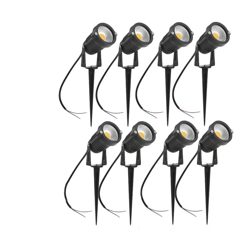 Waterproof IP65 Garden Lawn Lamps 220V 110V 12V 24V 5W LED Lawn Light Spike Bulb Outdoor Lighting For Garden lawn lamp garden lighting