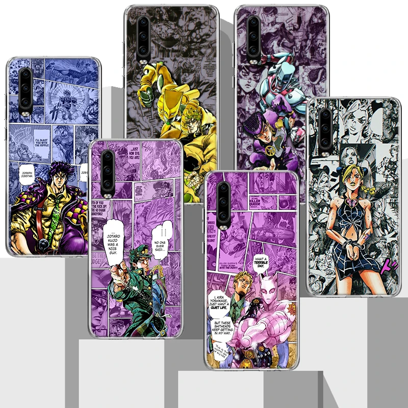Jojo Phone Case Huawei P40 Lite Huawei Mate 20 Lite Case Jojo Silicone Phone Case Mobile