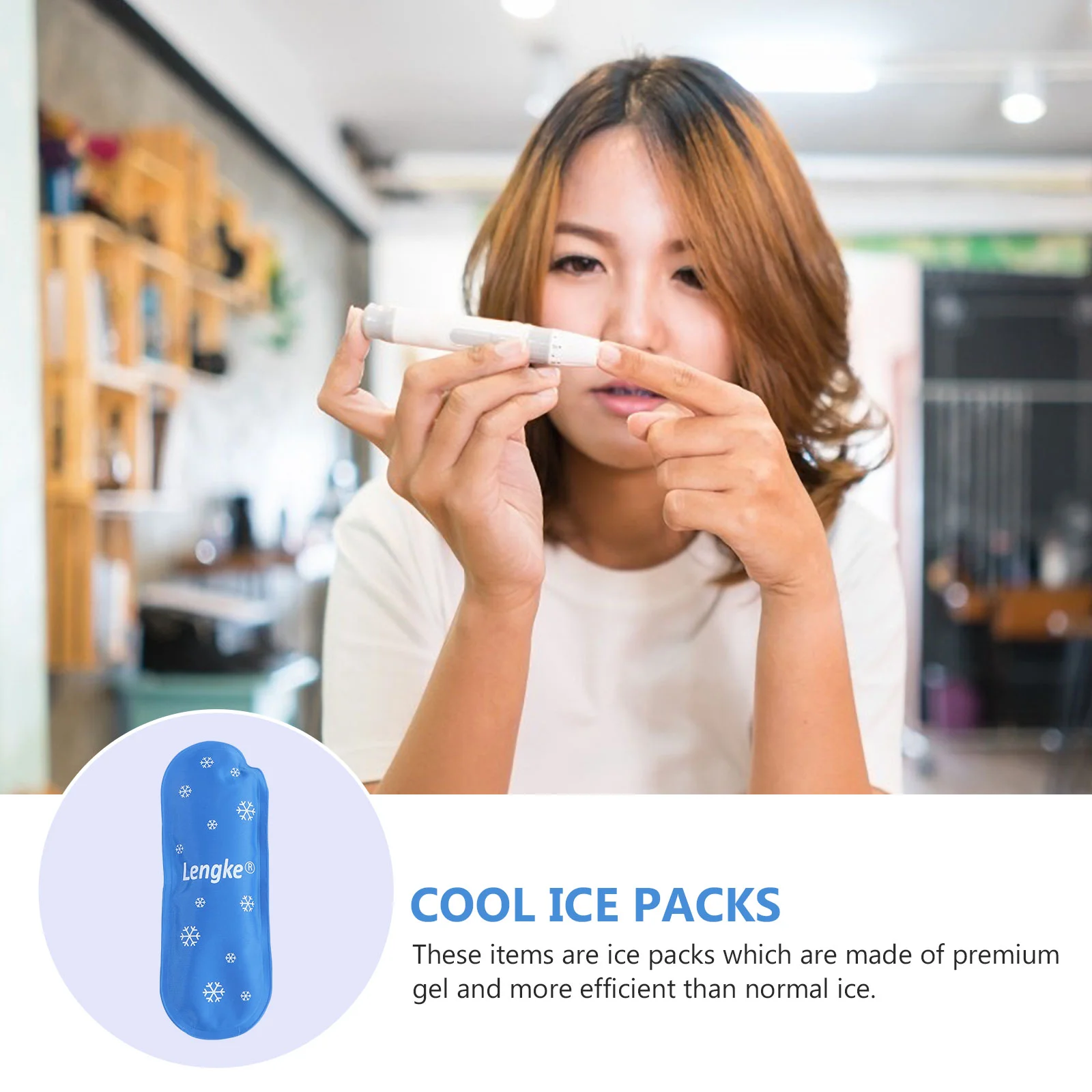 Ice Packs Cold Reusable Insulin Injuries Cooler Compress Nylon Travel Freezer Knee Soft Hot Cool Medication Or Aid