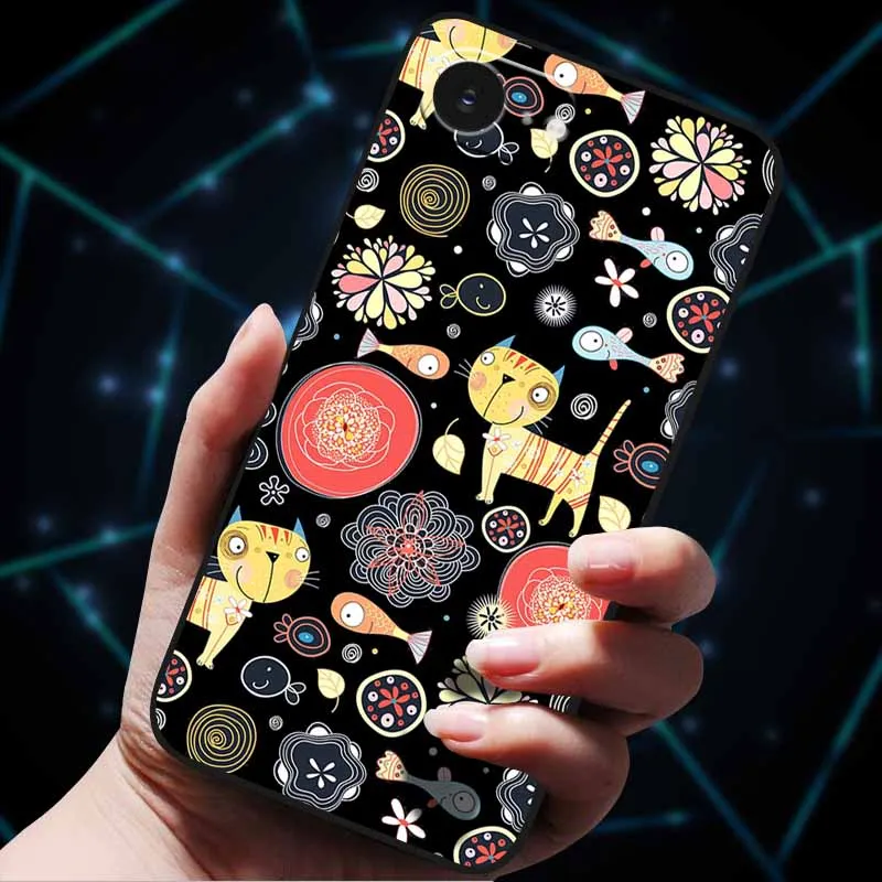3D Floral Embossed Soft Silicone Phone Case - Stylish Back Cover Coque