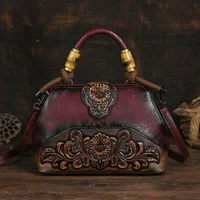 MOTAORA Handmade Luxury Handbags For Women Leather Shoulder Bags 2025 New Vintage Carved Ladies Hand Bags Designer Luxury Bag 5