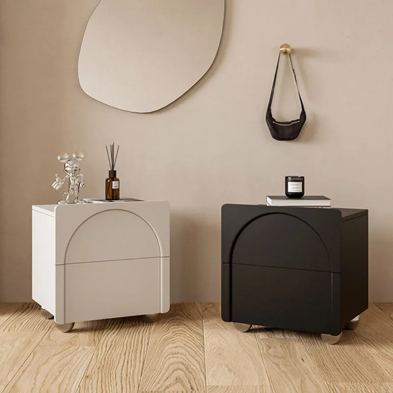 

Modern Bedside Tables White Dresser Hotel Drawer Bedroom Closets Nordic Dining Mesinha De Cabeceira Space Saving Furniture