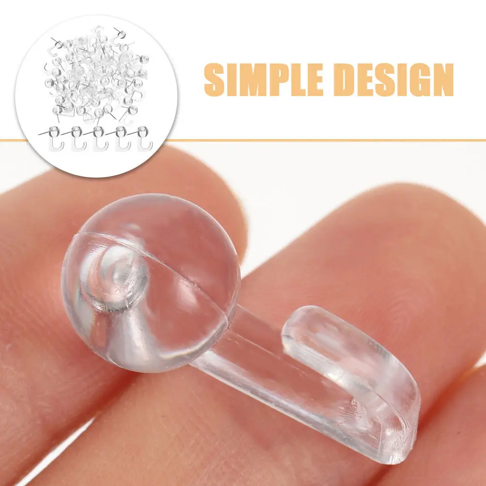 100개 플라스틱 헤드 푸시핀, 코르크보드 벽 정리함, 가정 사무실 장 점보 푸시핀