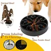 Pet Dog Slow Feeder Bowl Fun Non Slip Anti-Gulping Slower Food Feeding Dishes Eco Dog Bowl for Large Medium Small Dogs Puppy 3