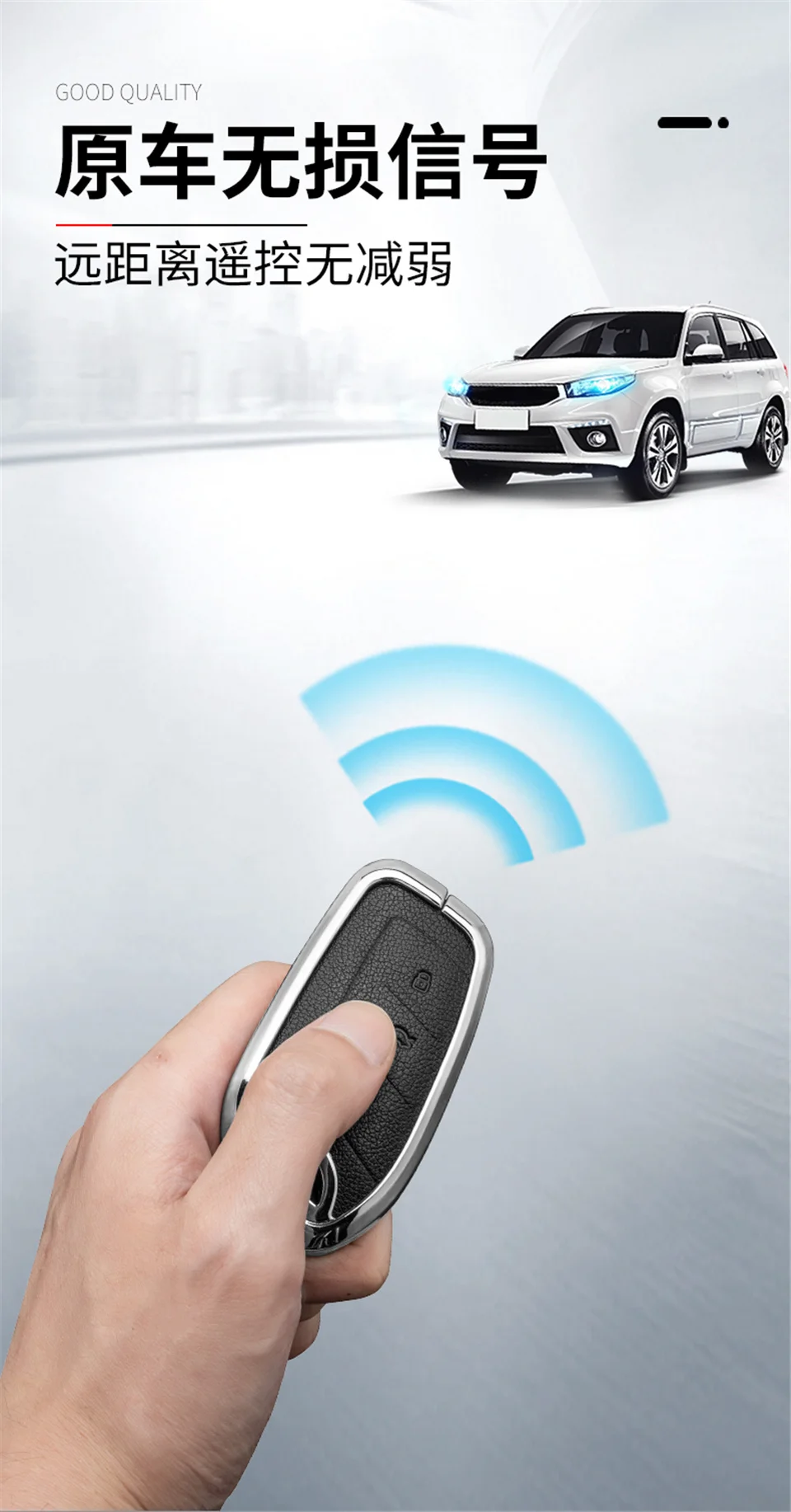 Cover per chiave/telecomando per MG ZS EV MG6 EZS HS EHS 2019 2020 per Roewe RX5 i6 i5 RX3 RX8 ERX5 - Sd313982eb31c48e296faa5ccde7b8140F