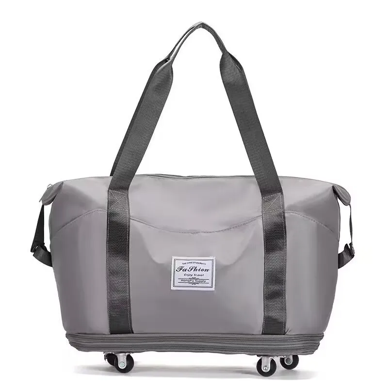 Foldable Travel Luggage Bag With Wheels For Moving And Storage_voghion.com