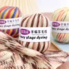 50g/roll Fancy Section Dyed Wool Yarn Soft Multicolor Medium Thick Yarns DIY Crocheting Knitting Sweater Hand-woven Craft Yarn 1