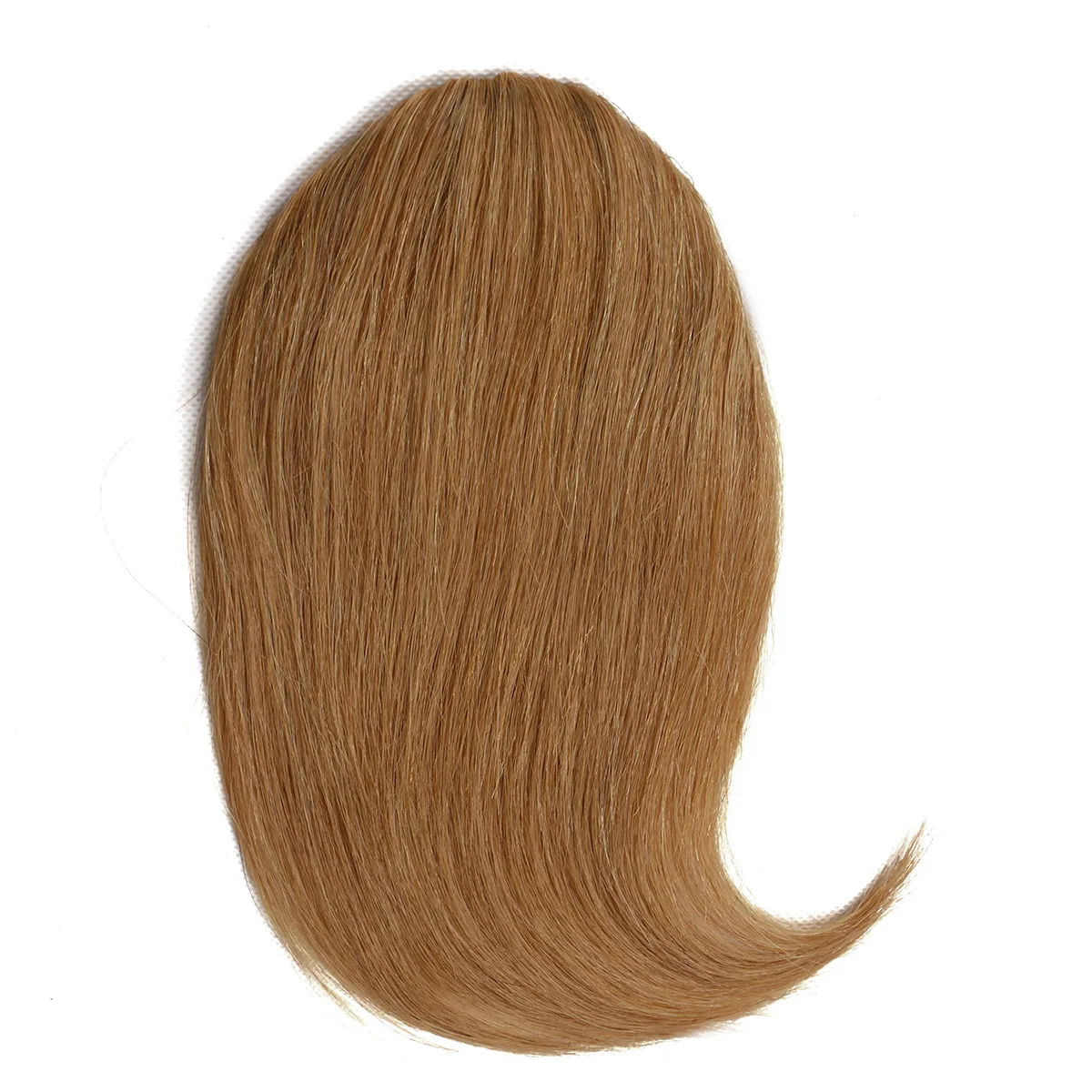 Human Hair Bangs Clip-In Hair Extension for Women 8inch 20g Front 3 clips in Straight Remy Natural Human Hair Fringe All Colors