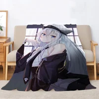 Azur Lane Soft Blanket for Sofas Bed Throw Microfiber Bedding Beach Towel Luxury Blankets King Size Knitted Plaid Home Interior 1