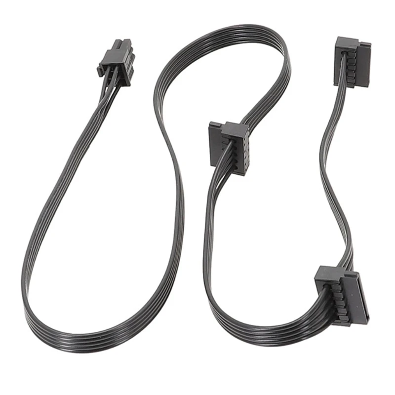 

6Pin to SATAX3 15PinSATA Hard Power Adapter Cable for Corsair RM RMX