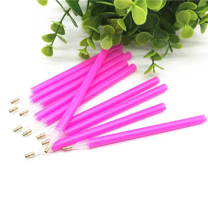 Description Picture 4 of item2/5/10Pcs/Lot Diamond Painting Pens Plastic Pencil For Rhinestone Crystals Picker Nail Art Dotting Tools Manicure Supplies