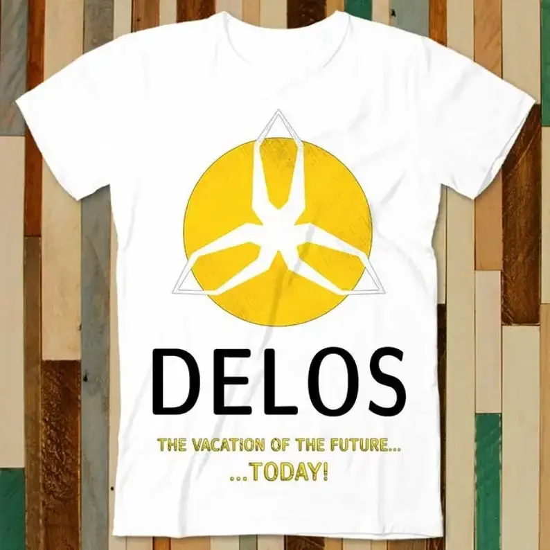 

Delos Amusement Park Vacation of The West World T Shirt Adult Unisex Men Women Retro Design Tee Vintage Top A4972