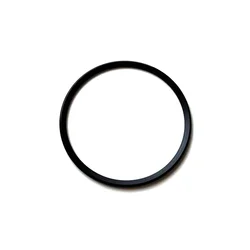 Premium Car Steering Wheel Decoration Ring Trim Cover Sticker (Round Black)