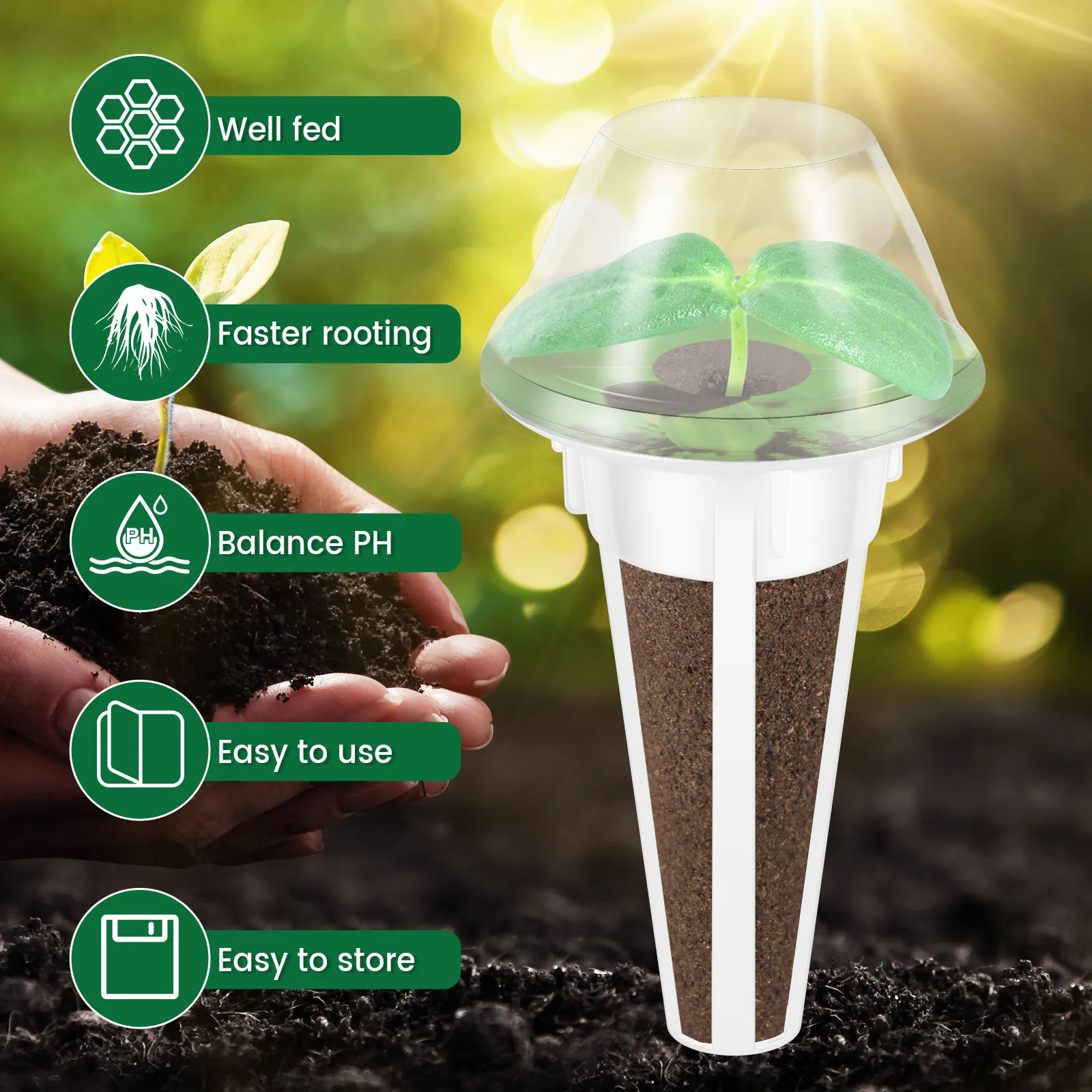 Hydroponic Pods Kit Plastic Seed Pod Kit Good Water Retention Hydroponic  Growing Kit Promotes Growth Seed Starter Pods Kit - AliExpress 15