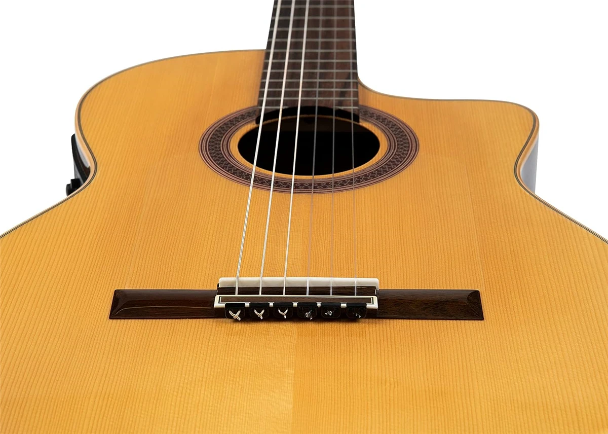 6 Stück klassische Gitarren saiten Set überzug super leichte klassische Gitarre klare Nylon-Silbersaiten versilbertes Kupfer – Detail 12