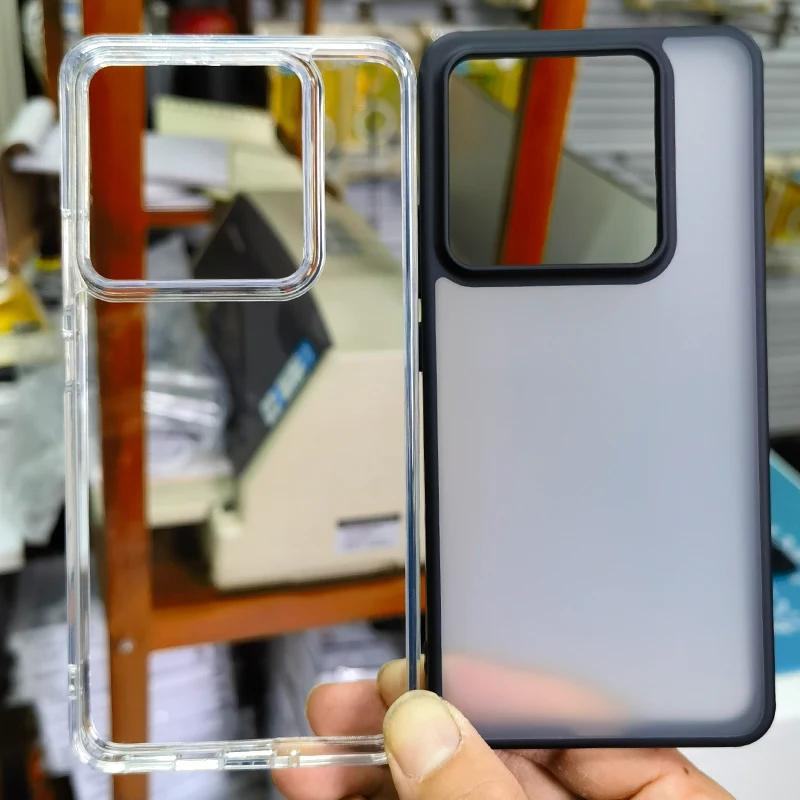 Compatible For Magsafe Clear Hard Case For Xiaomi 14T Pro / 14T Magnetic Wireless Charging Transparent Shell 2