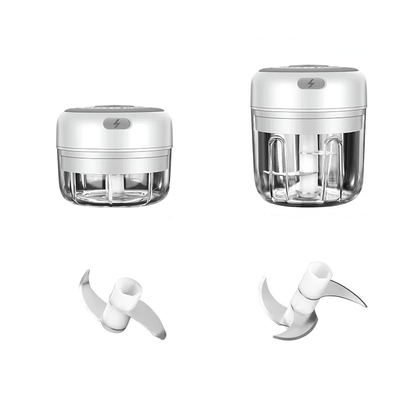 250ML Wireless Electric Garlic Press USB Household Portable Garlic Device Mini Meat Grinder Baby Complementary Food Mixer garlic chopper food mixer