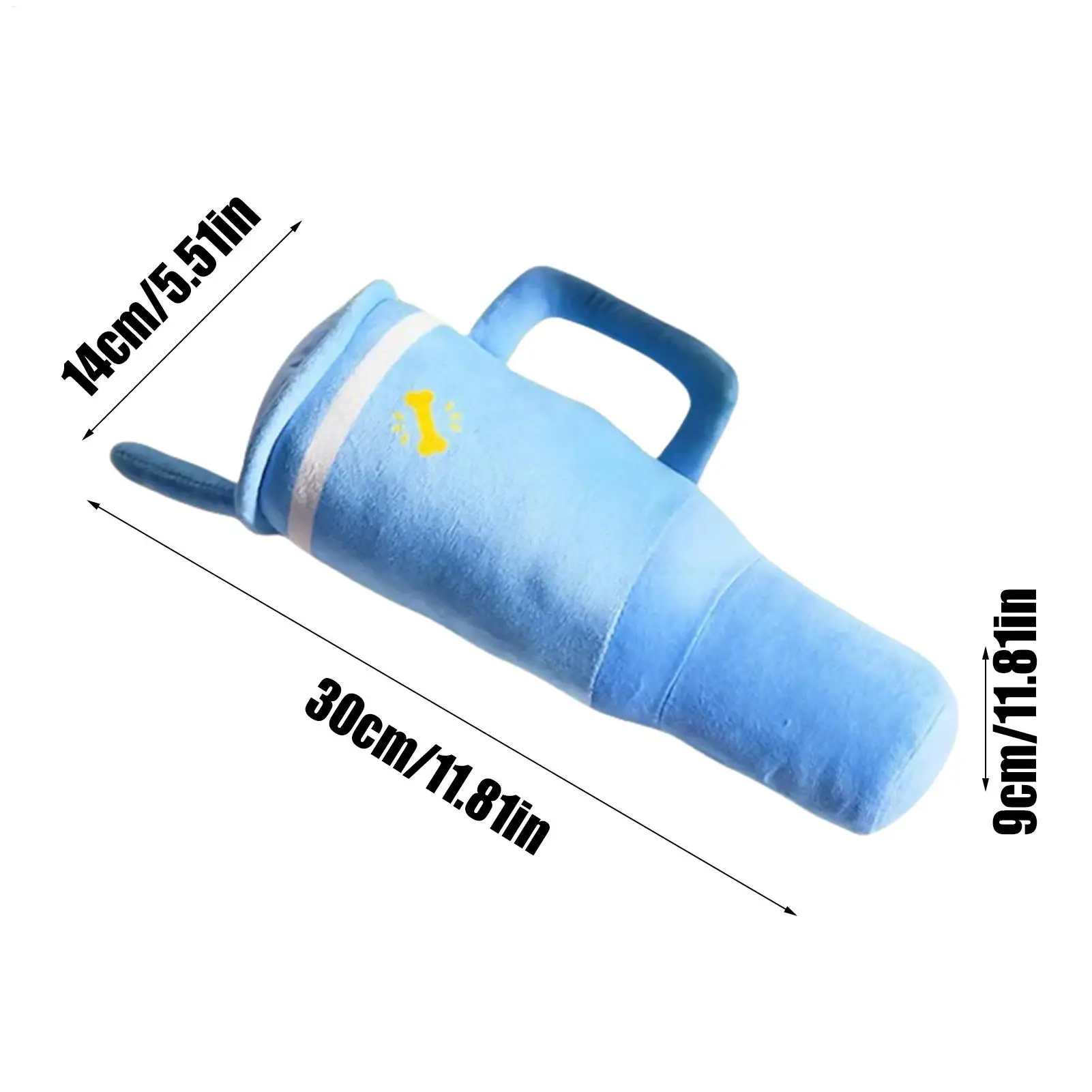 Squeaky Dog Toys Plush Water Cup For Chew Training Pet Chewing Exerciser For Large Medium Small Breeds Chew Play Training