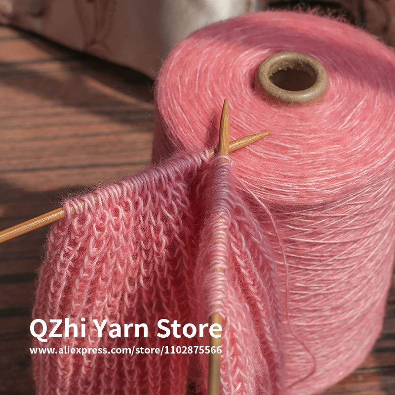 500g Super Soft Mohair Yarn Hand Knitting Woollen Anti-Pilling For Cardigan Long Plush Fluff Crochet Shawl Sweater Scarf Thread 6