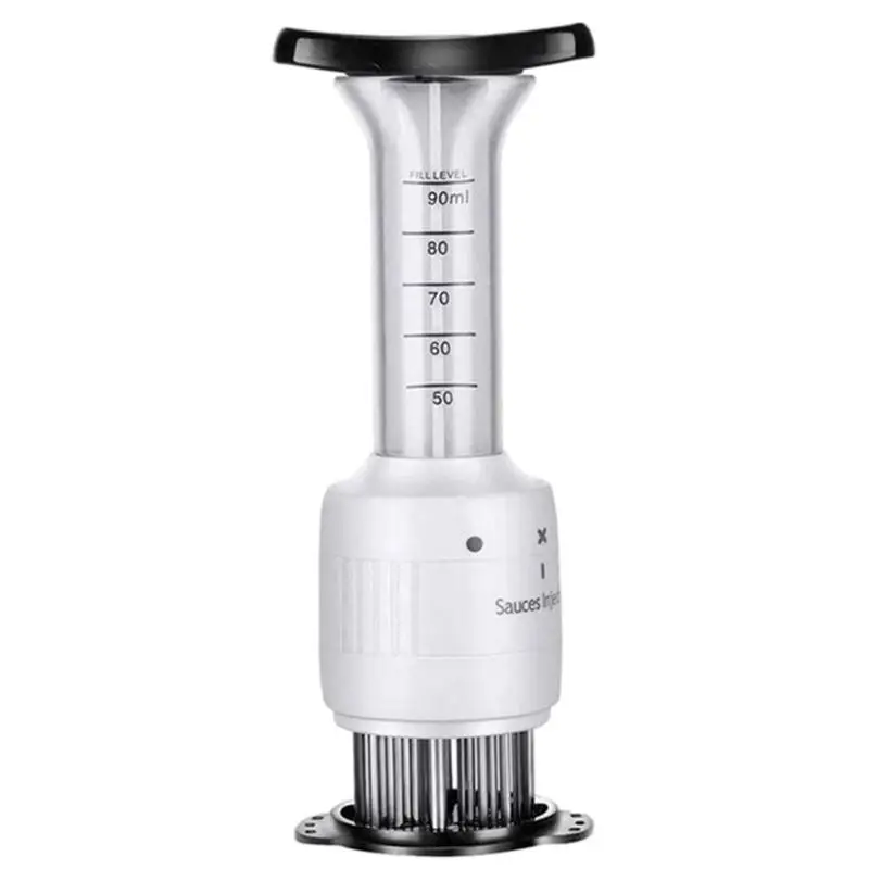 

Stainless Steel Meat Tenderizer Syringe Professional Meat Tenderizer Marinade Injector Multifunctional Meat Tenderizer Needle