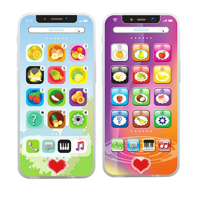 Educational toys Cellphone with LED Baby Kid Educational phone English Learning Mobile Phone fake phone Toy Chrismtas Gifts 3